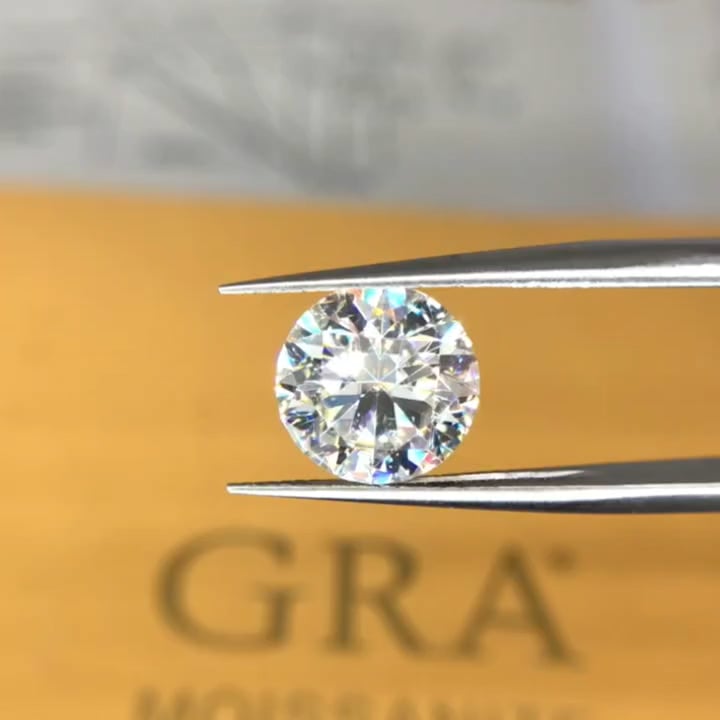 GRA Certified Moissanite Stone – Perfect Diamond Alternative