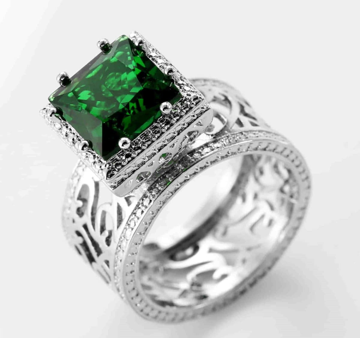 GWH Square Larger Band Ring