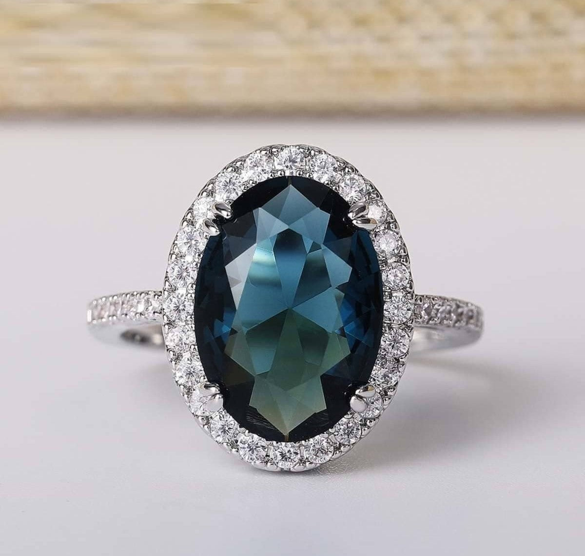 Zircon Oval Imp Ring
