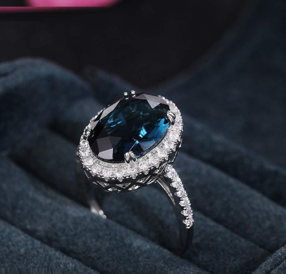 Zircon Oval Imp Ring