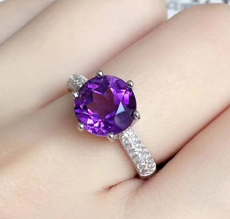 Crsnt KRL Adjustable Round Ring – Elegant Silver-Plated Ring for Women