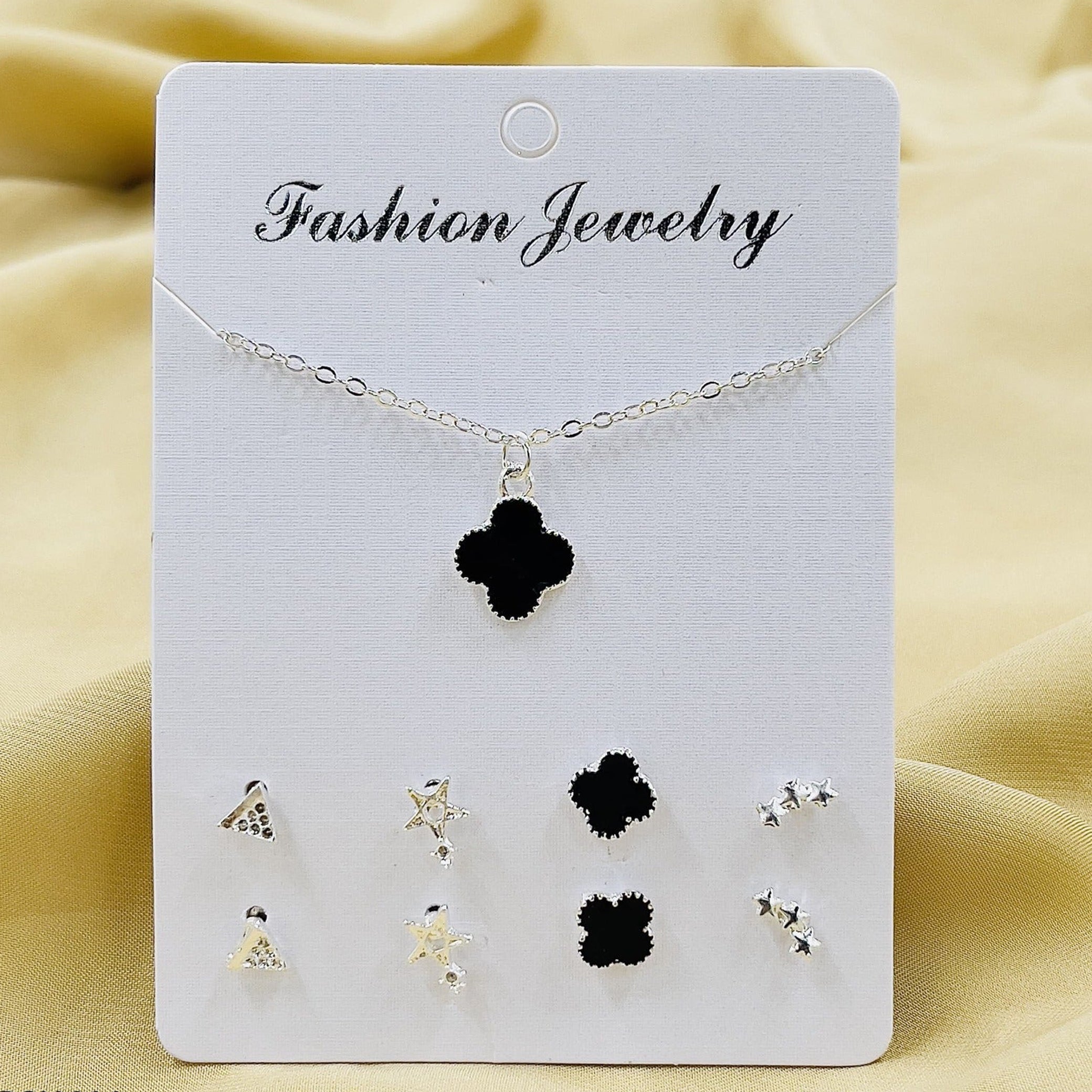 06 Clover Triangle/Cross/Star Pendant With Tops