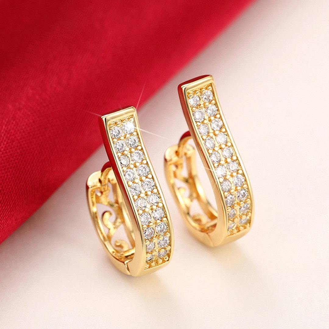 CRSNT Dazzling Hoops Pair