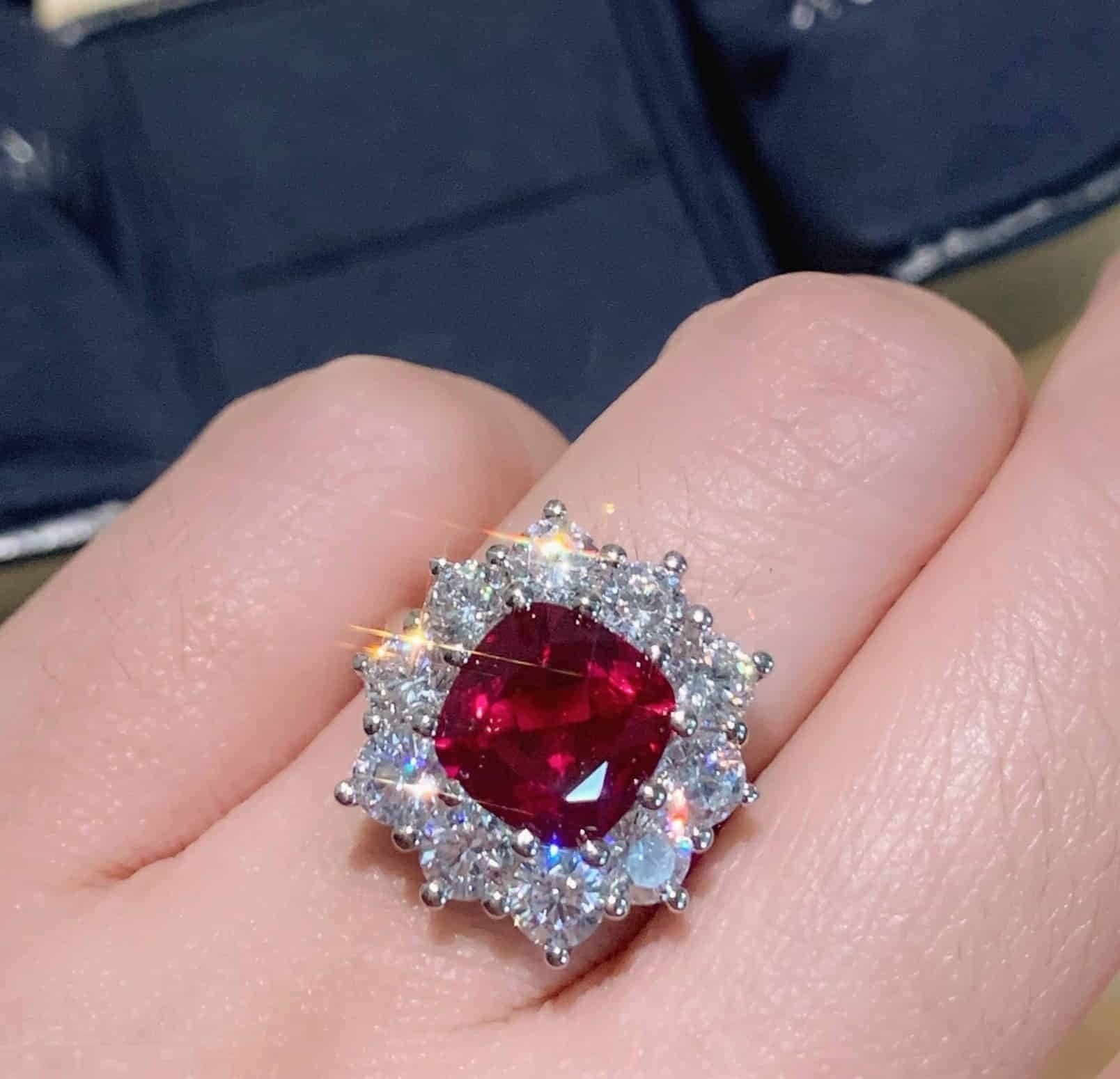 Zircon Round Tapered Adjustable Ring